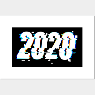 2020 Glitch Posters and Art